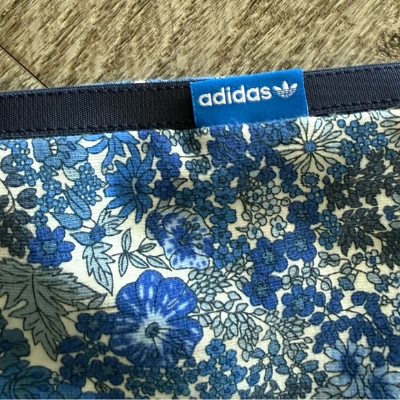Adidas Blue Liberty Floral Pattern Sleeveless Dress - Picture 5 of 6